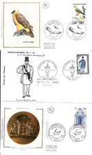 3 enveloppes - voir cachets 1er jour