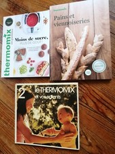 lot de trois livres de cuisine VORWERK Thermomix Dont 1 vintage