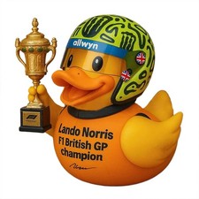 2025 Lando Norris - Figurine canard en résine F1 British GP Champion