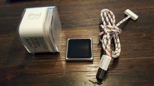 Ipod nano silver 8gb - ipod,