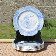 Ensemble de 6 assiettes à