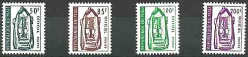Timbres folklore masques - timbres,