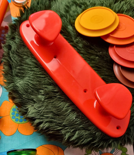 Patère vintage orange gilac - orange,