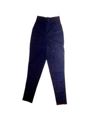 PANTALON NOIR HABILLE TAILLE