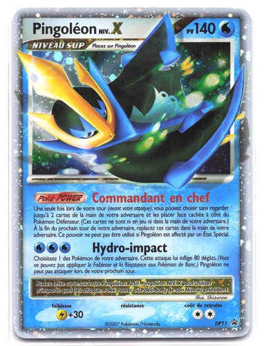 Carte pokémon pingoléon - carte,