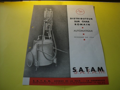 Feuillet epoque pompe a - d,