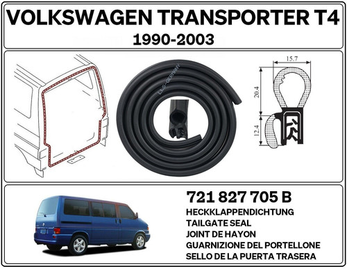 Joint hayon pour vw - hayon,