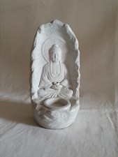 Bougeoir bougie chauffe plat Bouddha H 23 cm