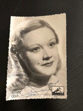 DISQUES LA VOIX DE SON MAITRE  AUTOGRAPHE ELYANE CELIS SIGNATURE ORIGINALE 1946