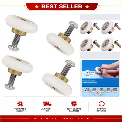 Roulettes porte douche - roulettes,
