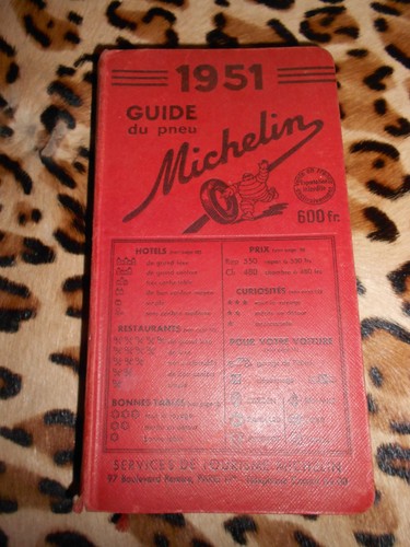 Guide michelin france 1951 - guide,