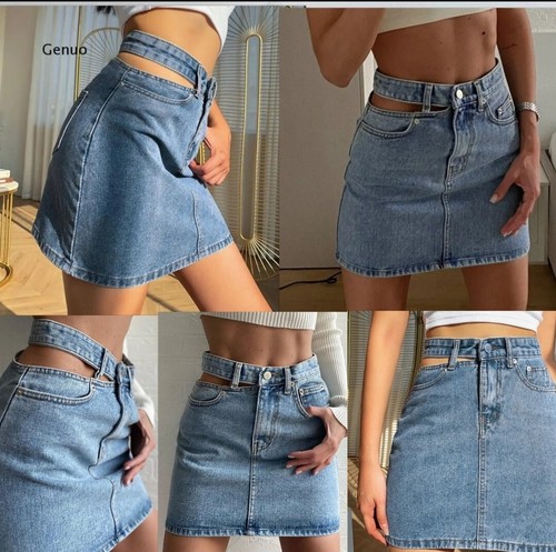 Mini jupe sexy ouverte - mini, en