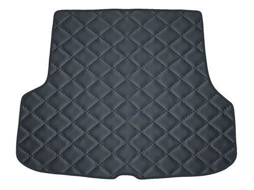 Matelassé cuir éco graphite - cuir,
