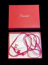 Ecrin Boite BACCARAT (authentique) avec cordon velours  pour bijou pendentif