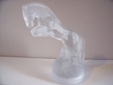 CHEVAL ART DECO verre moulé