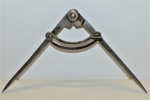 Ancien compas acier marque - compas,