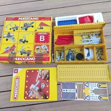 Coffret Meccano Avec 2 boites rangement Jaune Métal 