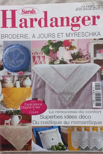 Hardanger revue broderie sarah - revue,