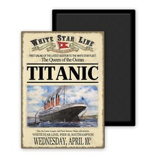 Titanic Vintage-Magnet Frigo