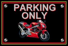 plaque " PARKING ONLY HONDA