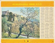 Calendrier oberthur 1965 - oberthur,