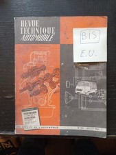 REVUE TECHNIQUE Volkswagen 1500 S karmann Ghia FACEL VEGA facellia facel II III 