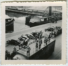 PHOTO ANCIENNE - DÉFILÉ VOITURE BATEAU - PARADE CAR BOAT - Vintage Snapshot