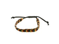 Bracelet Brésilien Amitié Fil de Coton Cire Tresse Rasta  8213