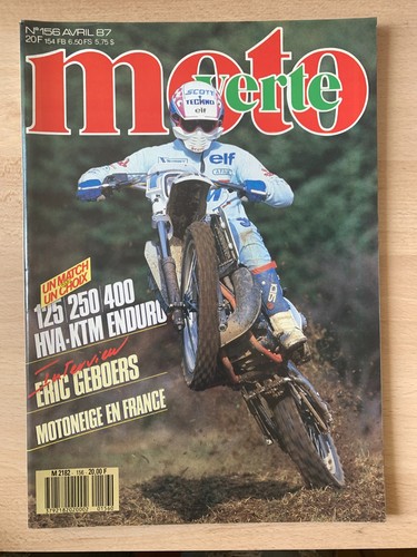 Moto verte magazine 156 du - moto,