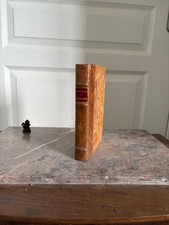 Livre Ancien Cuir Relié