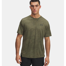 Under Armour UA Tech Vent Jacquard Tee Maglia a manica corta da uomo OD Green