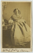 CDV circa 1860. Marie-Caroline de Bourbon-Siciles, duchesse de Berry. Vendée.