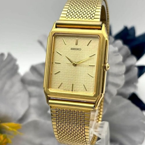 Montre homme seiko dorée - seiko,