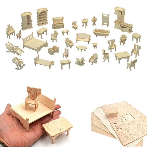 Maison poupée bois - bois,