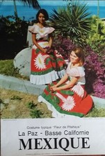 Affiche Lithographique Originale " MEXIQUE