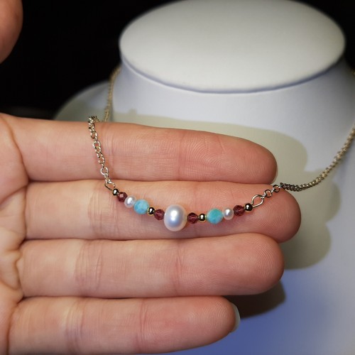 Collier perles culture - collier,