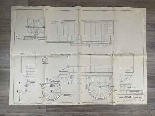 Vintage wagonette wagon buggy - vintage,