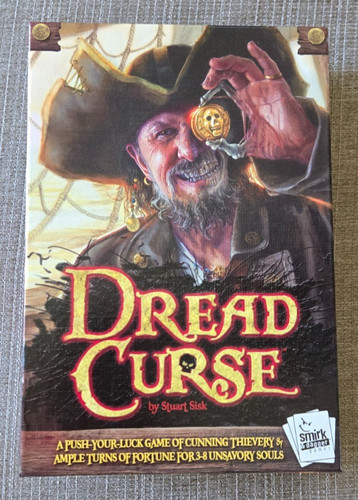 Dread curse board game - board,