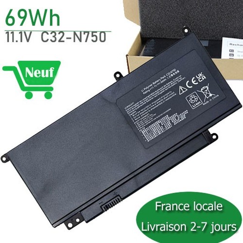 69wh c32 n750 batterie - 11.1v, c32-n750