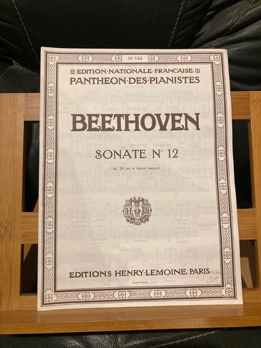 Beethoven sonate opus - sonate, n°12