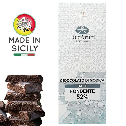 Chocolat modica sale 100g - chocolat,