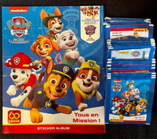 LOT PANINI 50 POCHETTES SEALED PAW PATROL EN MISSION + ALBUM VIDE 2021