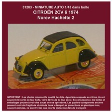 0564 MINIATURE 1 43ème CITROEN 2CV 6 1974 avec BOITE NOREV