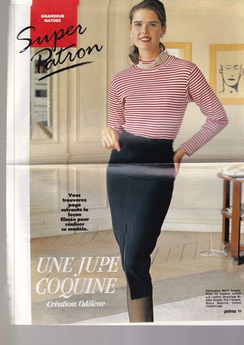 Patron prima une - n°12.92,