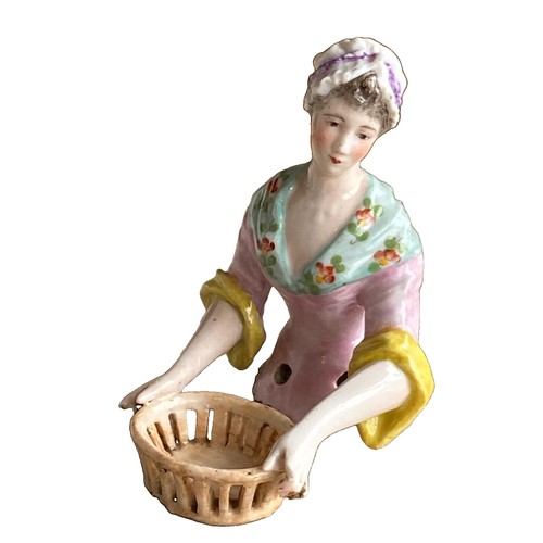 Antique half doll demie - half,
