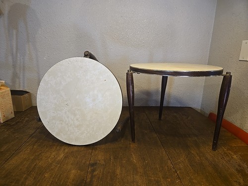 Set mid century formica top - ,