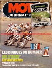 MOTO JOURNAL  373 Test SUZUKI GS 1000 ; Christian SARRON SANGLAS 500 S2 1978
