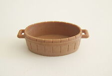 PLAYMOBIL (L1109) MOYEN-AGE - Bac Baquet Lavoir Servante Tailleur 3440 3487