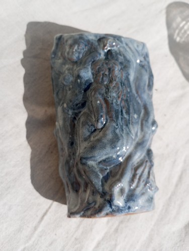 Vase grès émaillé - émaillé, non