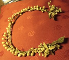 COURONNE  de MARIEE 1900 FLEURS de CIRE  - 1900 WAX BRIDAL CROWN